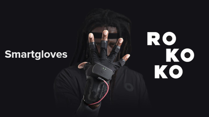 Rokoko motion-capture gloves