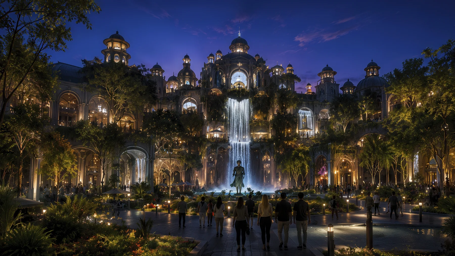 Finished cinematic visualization of an immersive destination